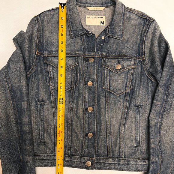 rag & bones Nico Denim Jacket - size M - Picture 6 of 12
